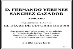 Fernando Yébenes Sánchez-Cazador
